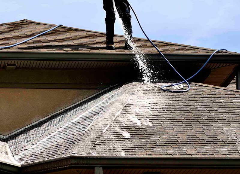 Roof Washing example 2